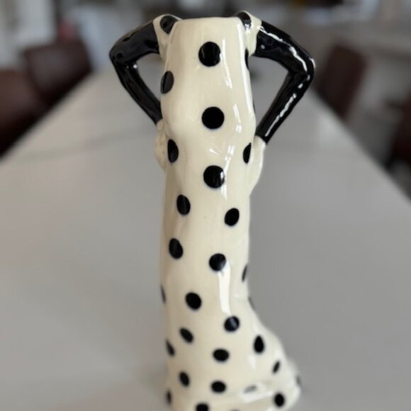 Polka Dot Ceramic Art Piece